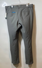 Load image into Gallery viewer, Perry Ellis Mens Gray Slim Fit Stretch Flat Front Dress Pants Sz 38x32 With Tag
