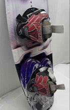 Load image into Gallery viewer, Hyperlite Vero Multicolor Graphic Design Universal Wakeboard With Bindings
