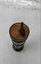 Load image into Gallery viewer, Dollond London Dark Gold-Tone Spyglass Telescope With Leather Case
