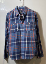 Load image into Gallery viewer, J.Crew Mens Multicolor Plaid Cotton Long Sleeve Pockets Button-Up Shirt Size L
