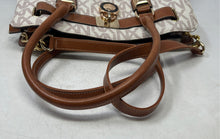 Load image into Gallery viewer, NX XN Womens Multicolor Signature Print Inner Pockets Satchel Handbag
