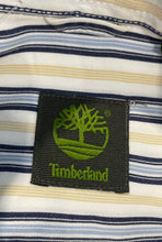 Load image into Gallery viewer, Timberland Mens Multicolor Striped Long Sleeve Button-Up Shirt Size XL
