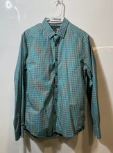 Load image into Gallery viewer, Kenneth Cole New York Mens Multicolor Gingham Long Sleeve Button-Up Shirt Size M
