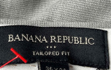 Load image into Gallery viewer, Banana Republic Mens Gray Straight Leg Dress Pants Size 36x32
