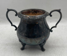 Load image into Gallery viewer, Vintage Wallace Silversmiths Silver Imperial Double Handle Victorian Sugar Bowl
