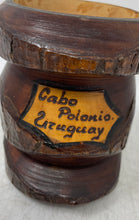 Load image into Gallery viewer, Vintage Cabo Polonio Uruguay Wood Mortar Tableware Rustic Vessel Cup Container

