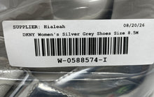 Load image into Gallery viewer, DKNY Womens Cosmos Silver Gray Wedge Heel Slip-On Sneaker Shoes Size 8.5M
