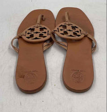 Load image into Gallery viewer, Authentic Tory Burch Womens Miller Beige Thong Sandals Size 10M Damaged
