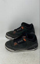 Load image into Gallery viewer, Nike Boys Air Jordan 3 Retro DM0967-080 Black Sneaker Shoes Sz 4Y Missing Laces
