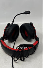 Load image into Gallery viewer, Red And Black Boom Microphone Adjustable Headband Over-Ear Wired Gaming Headset
