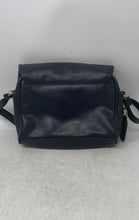 Load image into Gallery viewer, Unbranded Womens Dark Blue Faux Leather Outer Zip Pocket Crossbody Bag
