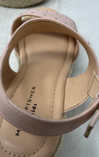 Load image into Gallery viewer, Marc Fisher Kids Marren Pink Glitter Wedge Heel Espadrille Sandals Size 4/2.5
