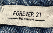 Load image into Gallery viewer, Forever 21 Womens Blue Denim Medium Wash Distressed Cut-Off Shorts Size 29
