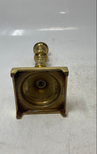 Load image into Gallery viewer, Unbranded Golden-Tone Home Decor Square Base Candle Holder Collectible
