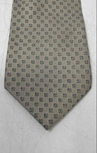 Load image into Gallery viewer, Fratello Mens Beige Printed Silk Handmade Adjustable Formal Pointed Tie
