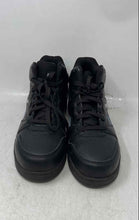 Load image into Gallery viewer, Reebok Womens Work BB4500 Black Leather Lace-Up Sneaker Shoes Size 8.5M
