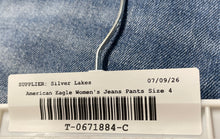 Load image into Gallery viewer, American Eagle Outfitters Womens Blue Distressed Denim Skinny Leg Jeans Size 4
