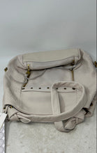 Load image into Gallery viewer, The Sak Womens Ojai White Embossed Leather Shoulder Handbag With Tags
