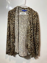 Load image into Gallery viewer, Apt. 9 Womens Multicolor Leopard Print Open Front Cardigan Sweater Size XL
