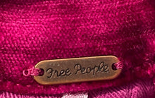 Load image into Gallery viewer, Free People Womens Berry Pink Color Long Sleeve Full-Zip Bomber Jacket Size XS/S
