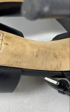 Load image into Gallery viewer, Michael Kors Womens Oksana Black Leather Ankle Strap Platform Sandals Size 7.5M
