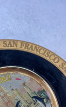 Load image into Gallery viewer, The Art Of Chokin Black San Francisco 24Kt Gold Edged Decorative Collector Plate
