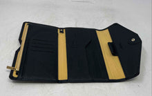 Load image into Gallery viewer, Zoppen Womens Black Credit Card Slots Inner Pockets Trifold Wallet
