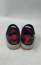 Load image into Gallery viewer, Nike Kids Court Borough Low Recraft Red Black Hook &amp; Loop Sneaker Shoes Size 6C
