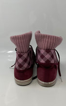 Load image into Gallery viewer, Adidas Womens Maroon Suede High Top Round Toe Lace-Up Sneaker Shoes Size 9.5
