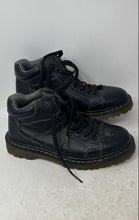 Load image into Gallery viewer, Dr. Martens Mens Harrisland Black Leather Lace-Up Mid Top Combat Boots Size 9
