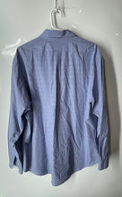 Load image into Gallery viewer, Ralph Lauren Mens Blue Plaid Print Classic Fit Dress Shirt Size XL 17 34/35
