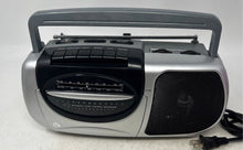 Load image into Gallery viewer, Durabrand CT-995 Silver Black Built In Speaker AM/FM Radio Cassette Recorder
