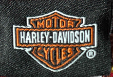 Load image into Gallery viewer, Harley-Davidson Womens Red Graphic Print Studded Long Sleeve T-Shirt Size M

