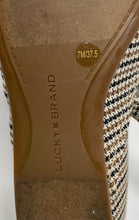 Load image into Gallery viewer, Lucky Brand Womens Calba Brown Black Houndstooth Flat Mary Jane Shoes Size 7 M
