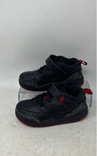 Load image into Gallery viewer, Nike Kids Jordan Spizike Low Black Gray Red Sneaker Shoes Size 9C

