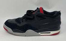 Load image into Gallery viewer, Authentic Nike Mens Air Jordan 4 RM Black Red Sneakers Shoes Size 12 Stained
