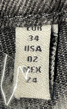 Load image into Gallery viewer, Zara Womens Black Denim Knee Patches Mid Rise Ankle Zip Skinny Leg Jeans Size M
