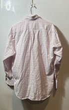 Load image into Gallery viewer, Canali Mens Pink Plaid Print Long Sleeve Collared Dress Shirt Size 15 3/4 40
