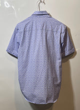 Load image into Gallery viewer, Bugatchi Mens Purple Floral 8-Way Stretch Short Sleeve Button-Up Shirt Size S
