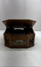 Load image into Gallery viewer, Emerson NR303TT Brown Portable 4-In-1 Music Stereo System Turntable Not Tested

