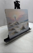 Load image into Gallery viewer, Lighthouse Seascape Wall Artwork Decorative Canvas Painting Sign By K. Wilson
