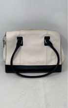 Load image into Gallery viewer, Calvin Klein Womens Black White Double Handle Inner Pockets Shoulder Bag
