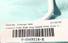 Load image into Gallery viewer, Vineyard Vines Kids Blue Long Sleeve Pullover Hoodie Size L14
