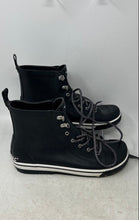 Load image into Gallery viewer, Rocket Dog Mens Rainy Black Lace-Up Round Toe Ankle Rain Boots Size 11
