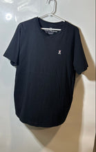 Load image into Gallery viewer, Psycho Bunny Mens Black Cotton Short Sleeve Crew Neck Pullover T-Shirt Size 6
