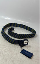 Load image into Gallery viewer, Brettell &amp; Braces Vera Pelle Mens Blue Green Adjustable Woven Belt With Tags
