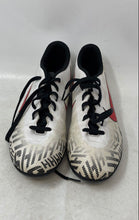 Load image into Gallery viewer, Nike Mens Mercurial Vapor 12 Pro NJR FG White And Black Soccer Cleats Size 9
