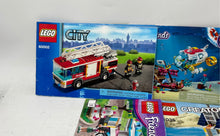 Load image into Gallery viewer, Lot Of 10 Pcs Assorted Lego Large Print Mixed Variety Instruction Manuals Age 3+
