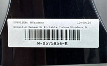 Load image into Gallery viewer, Acoustic Research Portable Indoor/Outdoor Bluetooth Lantern Speaker Not Tested
