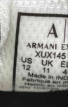 Load image into Gallery viewer, Armani Exchange Mens Gray White Black Leather Lace-Up Sneaker Shoes Size 12
